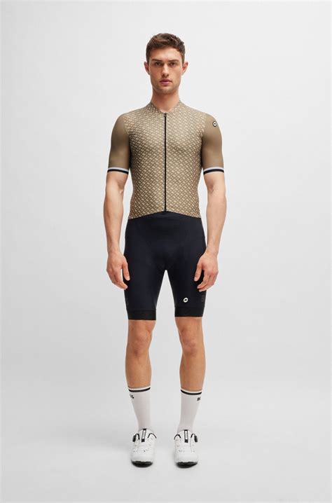 BOSS - BOSS x ASSOS training jersey with breathable quick-dry front - Beige