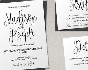 Wedding Invitations - Etsy India
