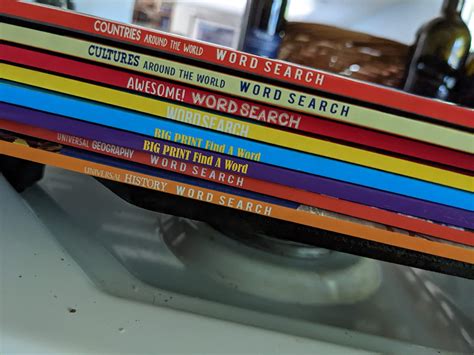 8 Large Print Word Search Books for Adults, Seniors - Set of 8 Jumbo Word Hunt Puzzle Books with ...