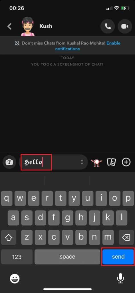 Image result for Snapchat Text Message