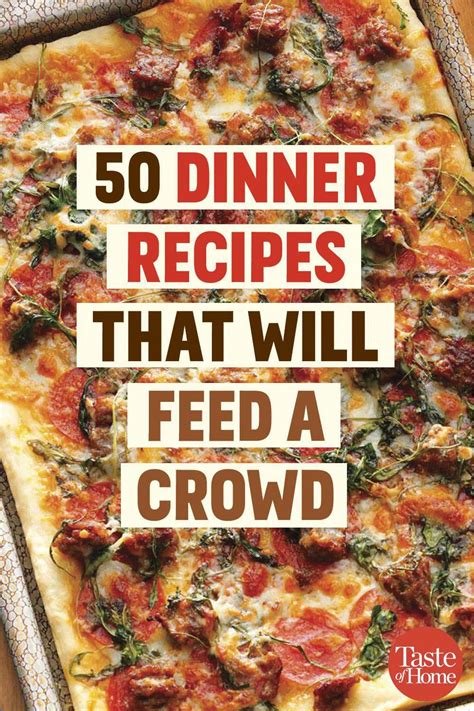 recipe ideas to feed a crowd