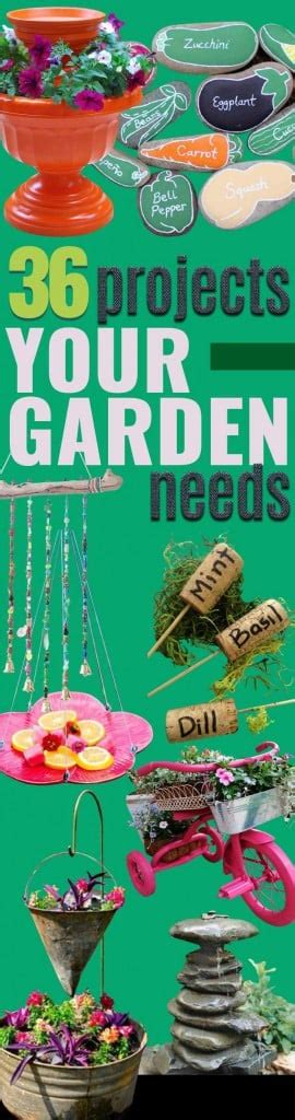 36 DIYs You Need For Your Garden