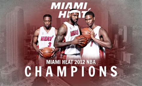 2012 NBA Champions - Miami Heat