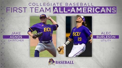East Carolina baseball team has two on Collegiate Baseball First-Team ...