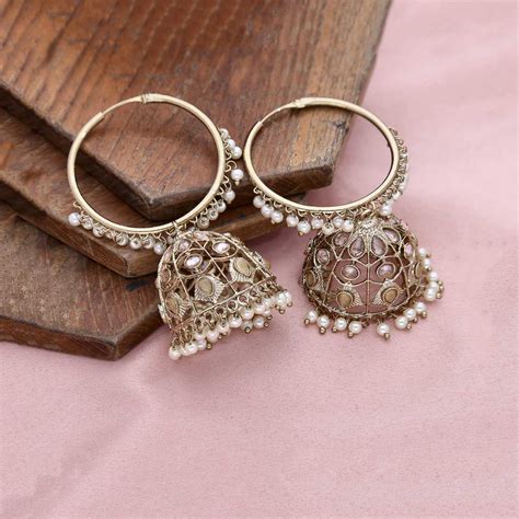 Buy Jhumka | Jhumki Earrings Online at Wholesale Price in India | Myah ...