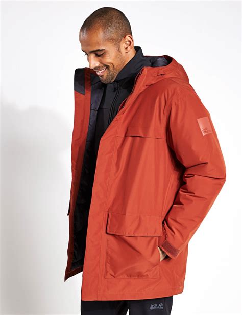 Winterlager Waterproof Hooded Parka Jacket | Jack Wolfskin | M&S
