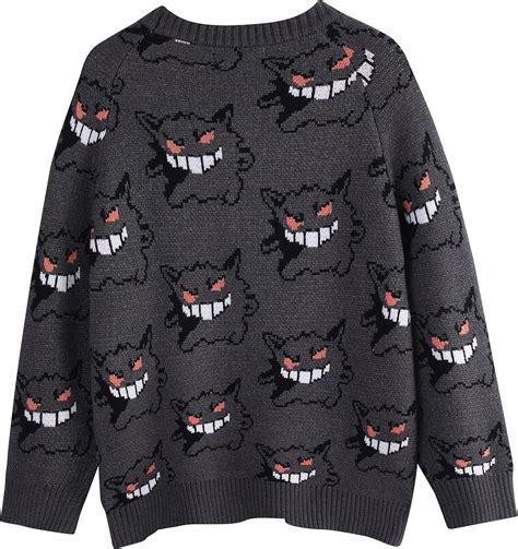 Amazon.com: Maener Gengar - Suéter para hombre y mujer, casual, manga ...