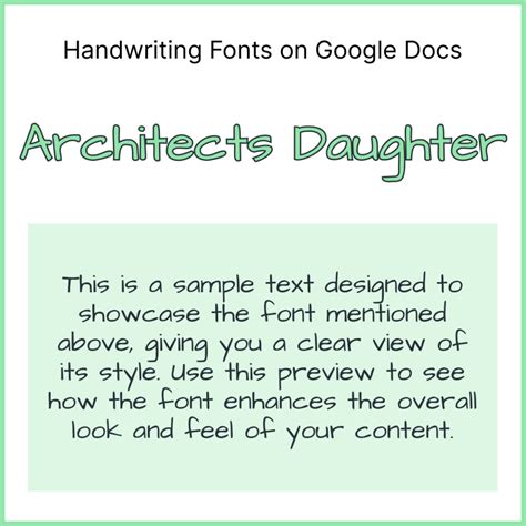 72 Top Handwriting Fonts on Google Docs (With Screenshots)