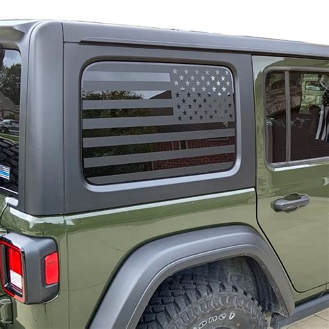 Amazon.com - Zxiaochun Rear Window American Flag Decal Fits Jeep ...