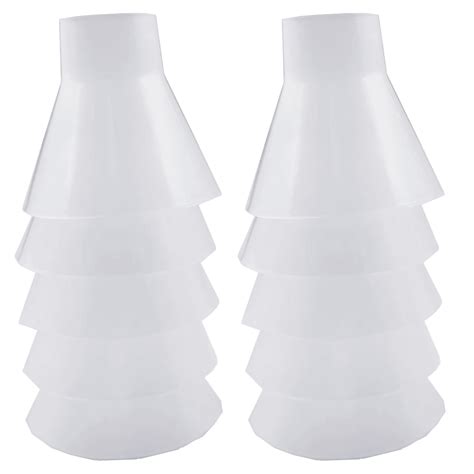 Snapklik.com : 10-Pcs 1.93 Inch Wide Mouth Funnel Set Mini Clear ...