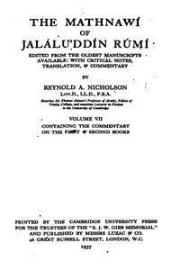the mathnawi of jalaluddin rumi Volume-007 | صوفی نامہ