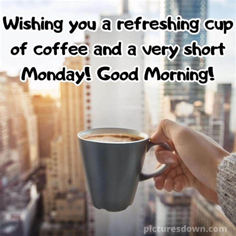 Good morning monday coffee image panorama free