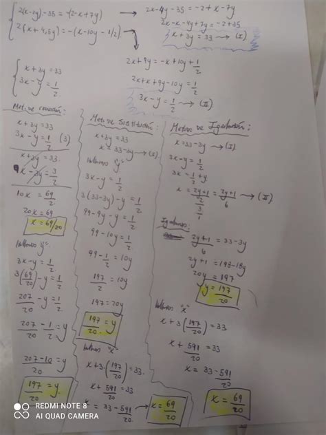 2(x-2y)-35=-(2-x+7y)2(x+4,5y)=-[x-10y-1/2]metodo de reduccion ...