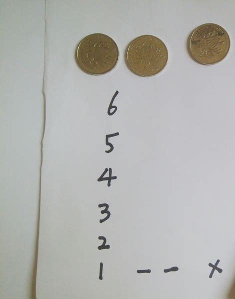 三个硬币摇卦图解对照表 三个硬币摇卦怎么解卦-善吉算命网