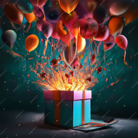 Image result for Exploding Surprise Box with Confetti