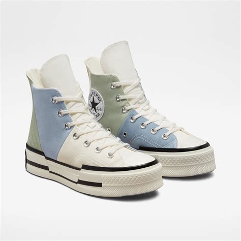 Converse Chuck 70 Plus Material Mashup Unisex Gri Sneaker Kadin Spor ...