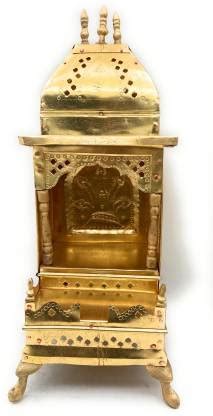 Bhunes Brass Temple Pooja Mandir For Living Room Pooja Decoration ...