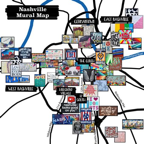 Tourist Map Of Downtown Nashville - Nashville Downtown Map map of nashville attractions and hotels - map of downtown nashville tennessee