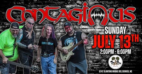 Contagious @ Two Trees Sports Bar & Grill: Denver, NC, Two Trees Sports ...