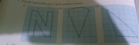 Find the approximate area of given graphical pictures. please send me ...