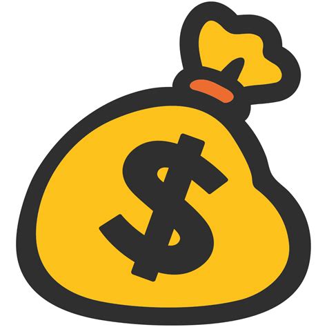 Money Bag Emoji transparent PNG - StickPNG