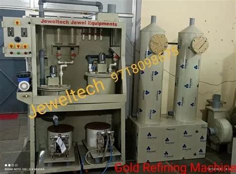 Gold and silver refinery machine - Gold Dore Bar Refining Machine ...