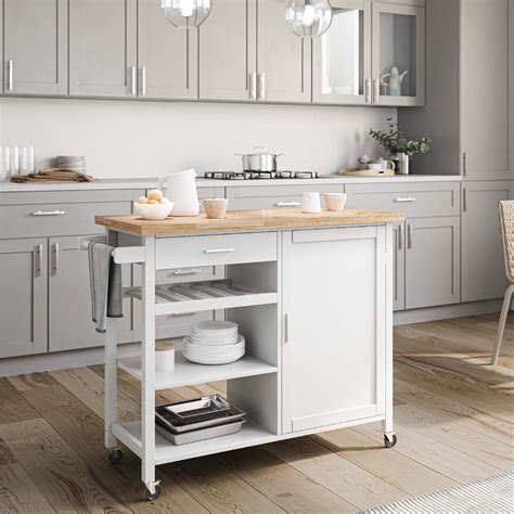 BELLEZE Rolling Kitchen Island Utility Cart with a India | Ubuy