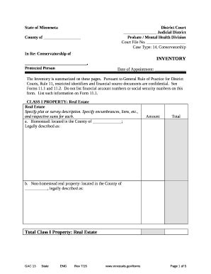 Probate / Mental Health Division Doc Template | pdfFiller