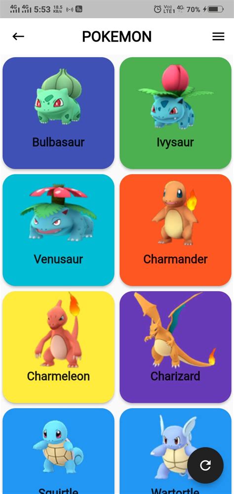 Image result for Pokemon API with Images Flutter