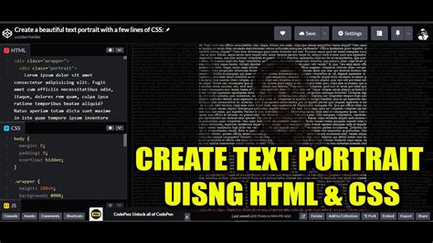 CSS Text Portrait Converter 的图像结果