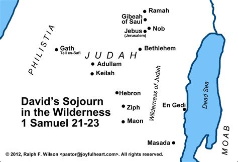 4. David Flees from Saul (1 Samuel 21-23). Life of David: Discipleship ...