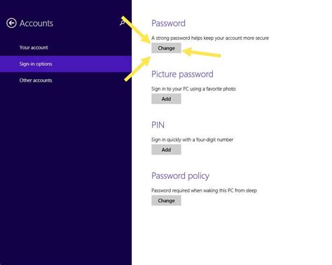 Image result for Windows 8 Pro Change Password