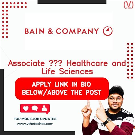 Bain & Company is hiring for Associate – Healthcare and Life Sciences ...