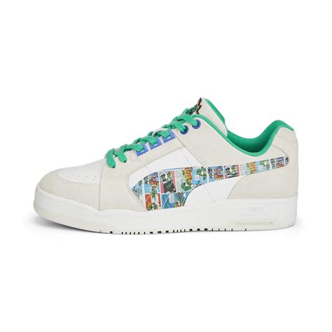Buy Puma Unisex-Adult Slipstream Lo Super Comic White-Grassy Green ...