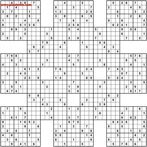 Sudoku Puzzle 13x13 Grid