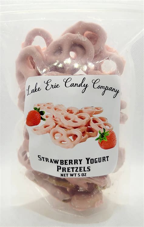 Strawberry Yogurt Pretzels – Lake Erie Candy Company