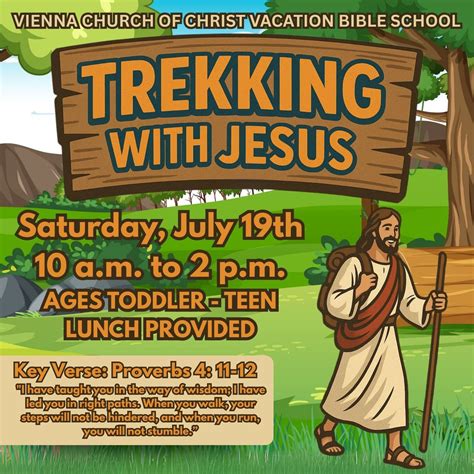 Vacation Bible School “Trekking with Jesus”, 914 Hwy 63 N, Vienna, MO ...