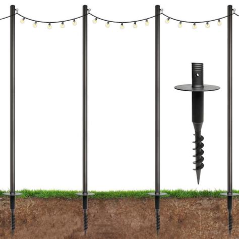 Image result for String Light Poles