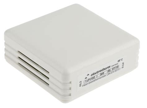 308-E-3LS Electrotherm | Electrotherm PT100 RTD Sensor, Wall, F0.3 +85 ...