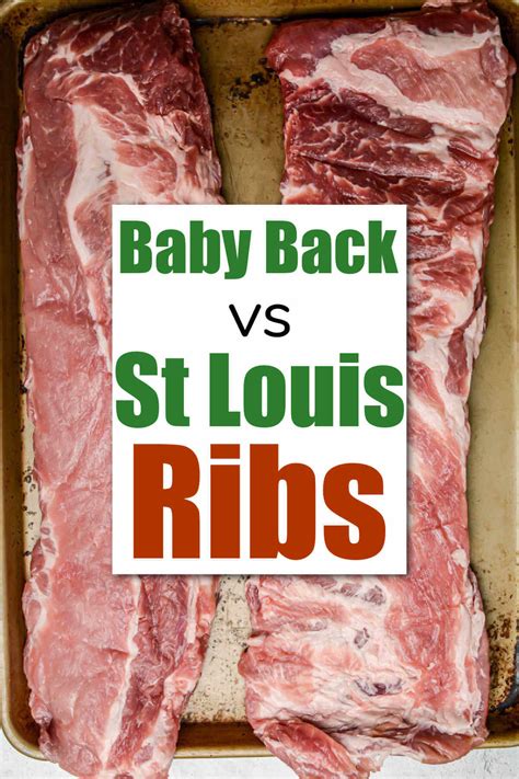 What Is The Difference Between St Louis Style And Baby Back Ribs at ...