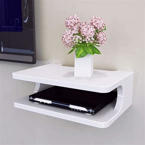Furniture Cafe Set top Box Stand | WiFi Router Holder Wooden Wall ...