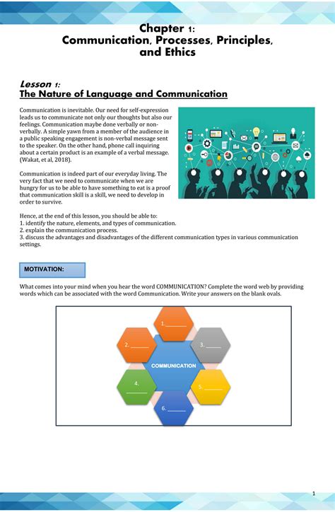 SOLUTION: Communication processes principles and ethics - Studypool