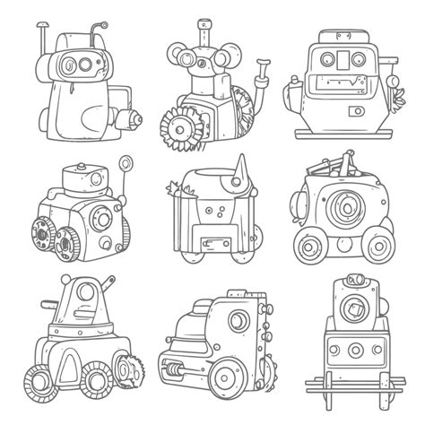 Robot Line Art 的图像结果