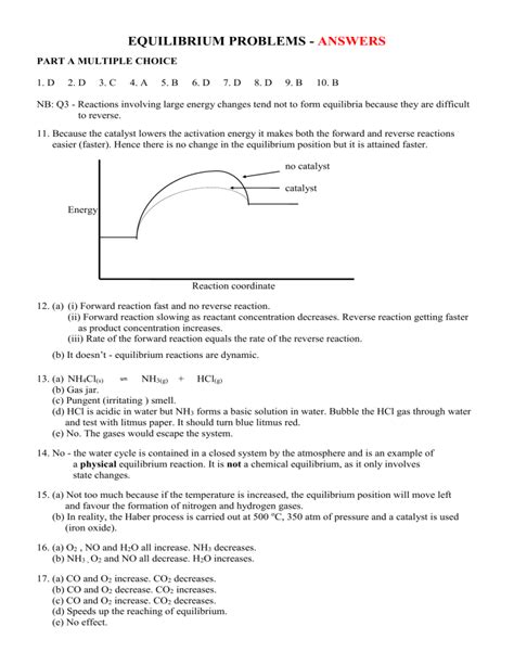 Image result for Equilibrium Problems Chemistry