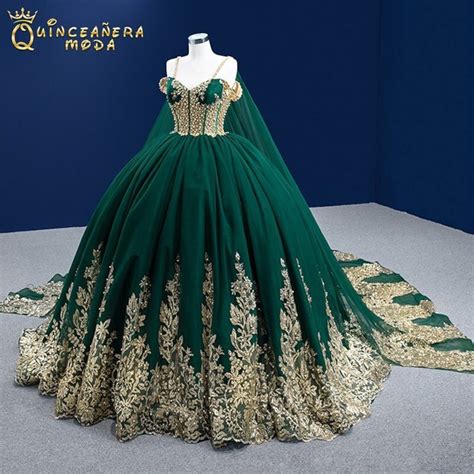 Emerald Green Quinceanera Dress