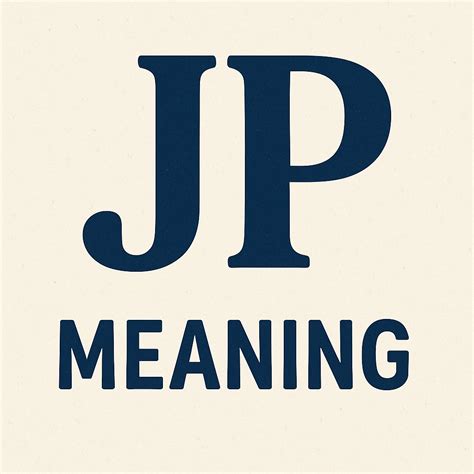JP Meaning