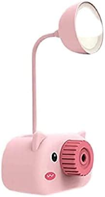 Buy JELLIFY Pack of 1 Pink Cartoon Pig LED Table Lamps with Pencil ...