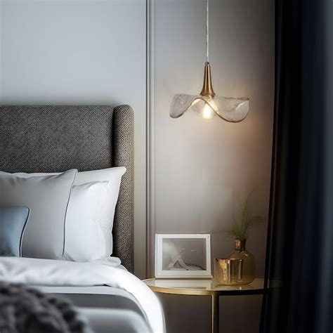 LNC Vitzthum Plating Brass with Ripple Glass Modern/Contemporary ...