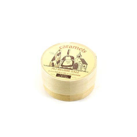 French Salted Butter Caramels in Wooden Box 50g | Buy online at Sous Chef UK