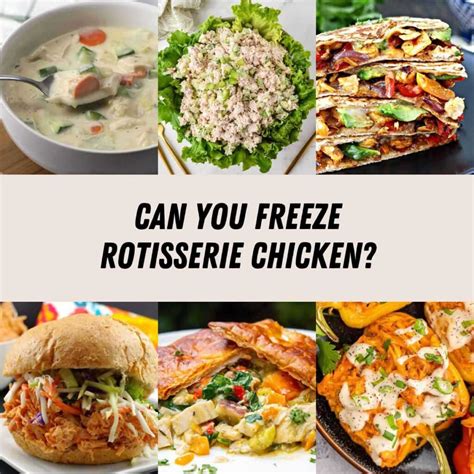 Can You Freeze Rotisserie Chicken? - Simply Low Cal - how long to freeze rotisserie chicken